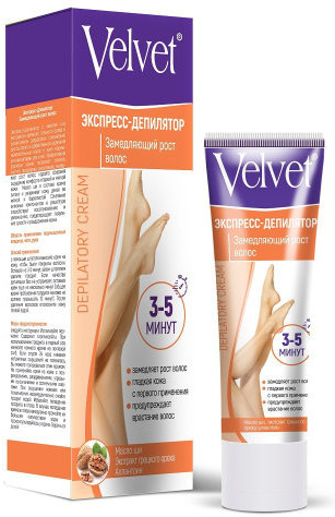 Экспресс-депилятор VELVET замедляющий рост волос 100 мл