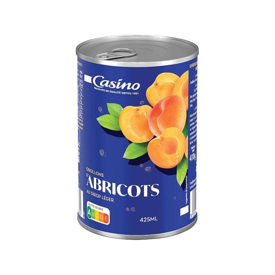 CASINO АБРИКОСЫ В СИРОПЕ 425МЛ