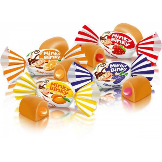 Карамель  MINKY BINKY с желе, кг
