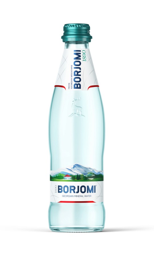 Borjomi минеральная вода 0,33 л. стекло