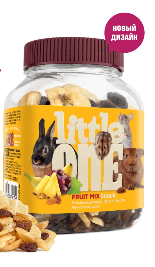 Фруктовая смесь для грызунов Little one 200г