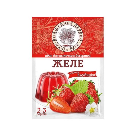 Желе Волшебное дерево аромат клубники 50 г