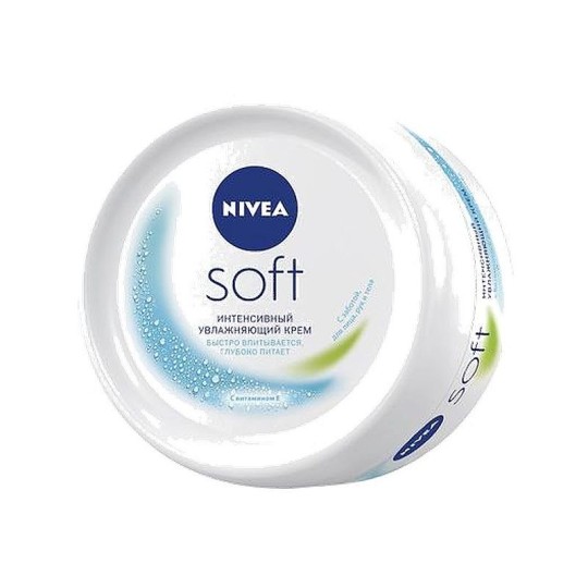 Крем для лица, рук и тела Nivea Soft интенсивный увлажняющий 100 мл