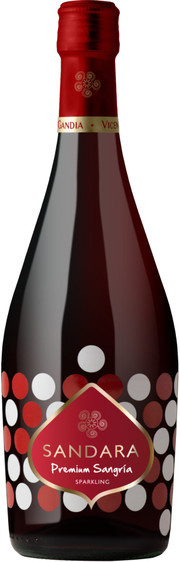  Вино игристое красное Sandra Sangria Premium Spercing 8%, 0.75 л. (Испания)