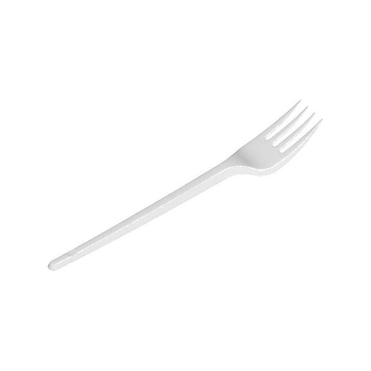 Вилки одноразовые Союзная марка белые 12 шт