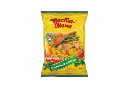 "ПАСТА МАМА" вермишель быстрого приготовления курица 60 гр