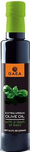Масло оливковое Gaea с базиликом 250 мл