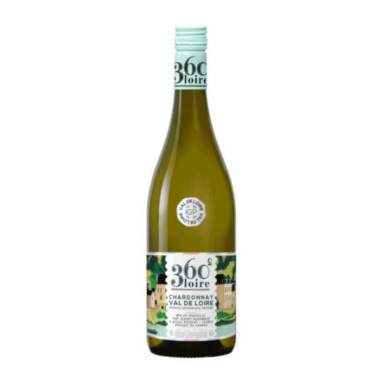 Вино белое 360 Chardonnay сухое 13,5 0,75 л