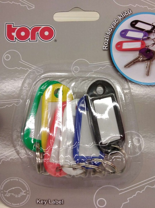 Брелки для ключей Toro 6 шт