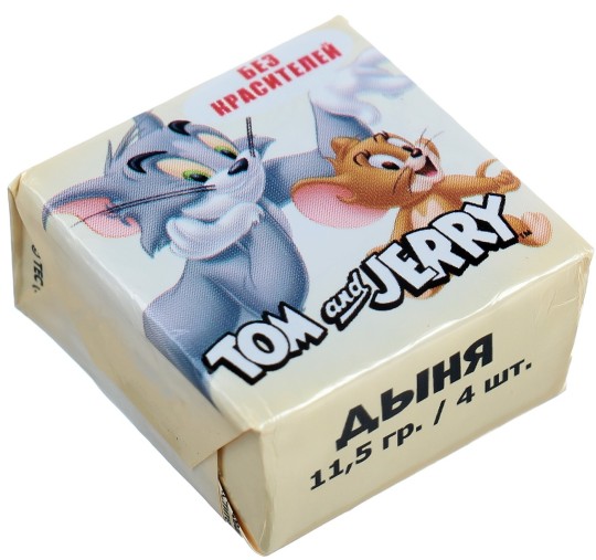 Жевательные конфеты Tom and Jerry дыня 11,5 г