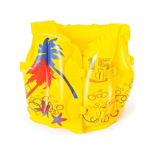 ЖИЛЕТ НАДУВНОЙ BESTWAY (3-6) 32069 ТРОПИКИ Р41Х30СМ