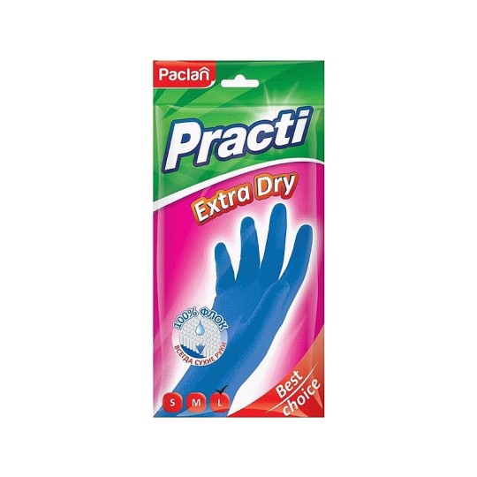 PACLAN PRACTI EXTRA DRY РЕЗИНОВЫЕ ПЕРЧАТКИ Р. L, ПАРА