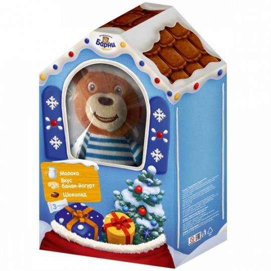 БАРНИ| бисквитный микс "С ИГРУШКОЙ" 90г	