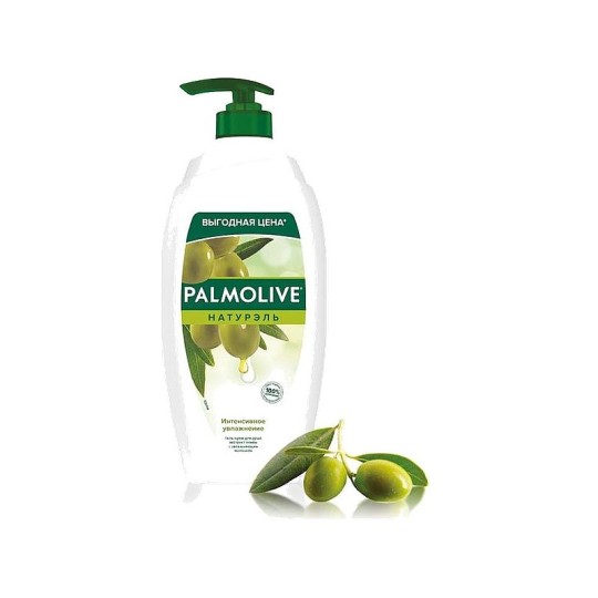 Palmolive Натурэль Интенсивное Увлажнение Олива и Увлажняющее Молочко гель-крем для душа, 750 мл