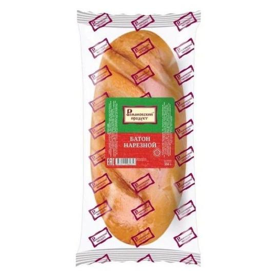 Батон Романовский продукт нарезной, 350 гр.