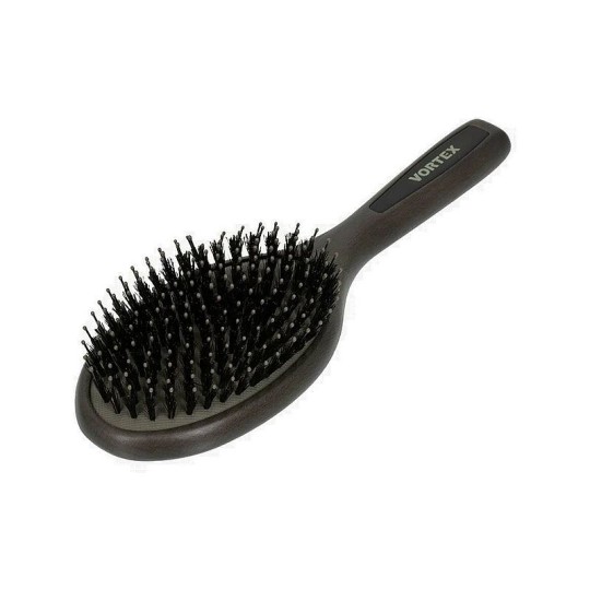 РАСЧЕСКА ДЕРЕВЯННАЯ, МАССАЖНАЯ, 23Х7,3Х3,5 СМ, С ПЛАСТИК ЗУБЧИКАМИ VORTEX/ 20