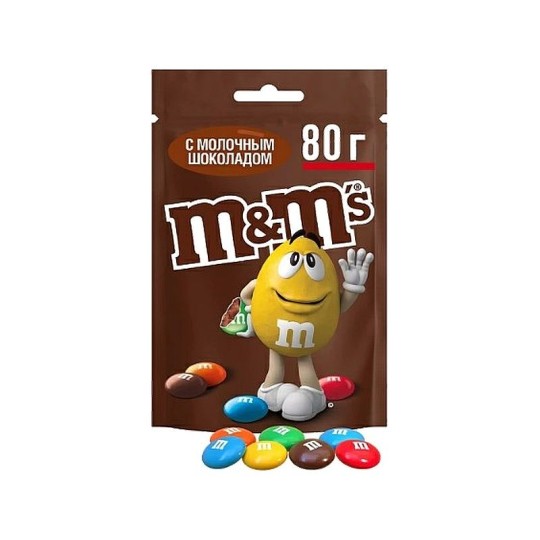 70Г M&MS МАКСИ C МОЛОЧНЫМ ШОКОЛАДОМ