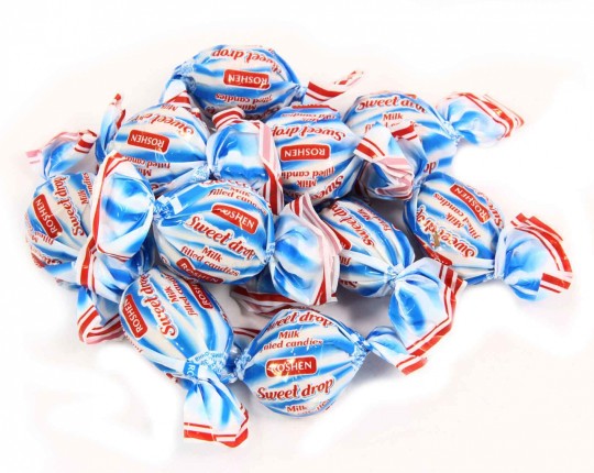 Карамель Roshen Молочная капля с молочной начинкой, вес