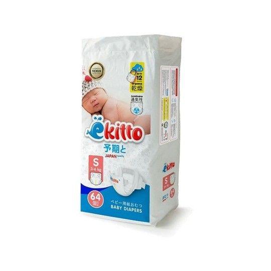 ПОДГУЗНИКИ EKITTO PREMIUM S64 3-6КГ