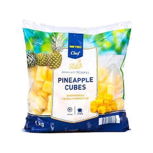 Ананас Metro Chef кубики замороженный, 1 кг.