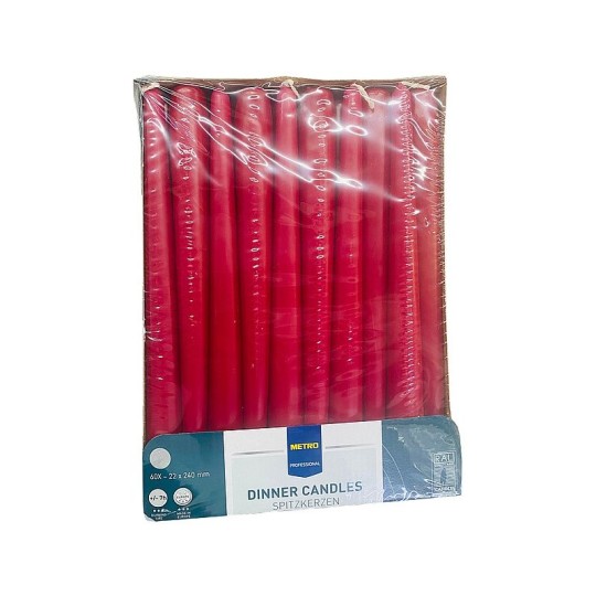  СВЕЧИ СТОЛОВЫЕ 60ШТ 24Х240ММ