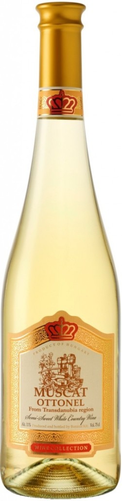 Вино Muscat Ottonel белое полусладкое, 0,75 л.