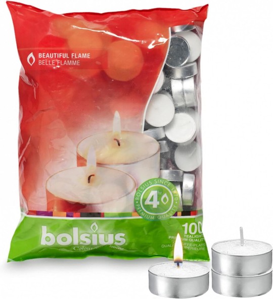 100 ШТ. СВЕЧА ЧАЙНАЯ 4 Ч ГОР