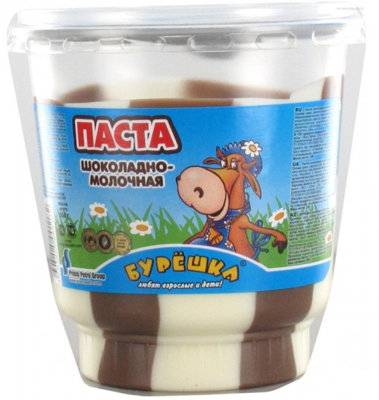 Паста шоколадно-молочная Бурешка 100Г