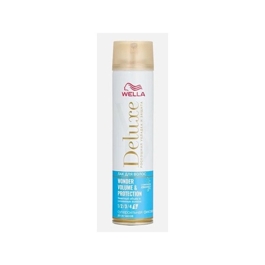 ЛАК ДЛЯ ВОЛОС WELLA DELUXE VOLUME PROTECT 250МЛ