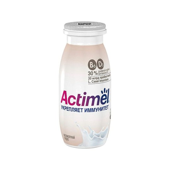 (уценка) НАПИТОК ACTIMEL ИММУНОВИТ НАТУРАЛЬНЫЙ 95Г