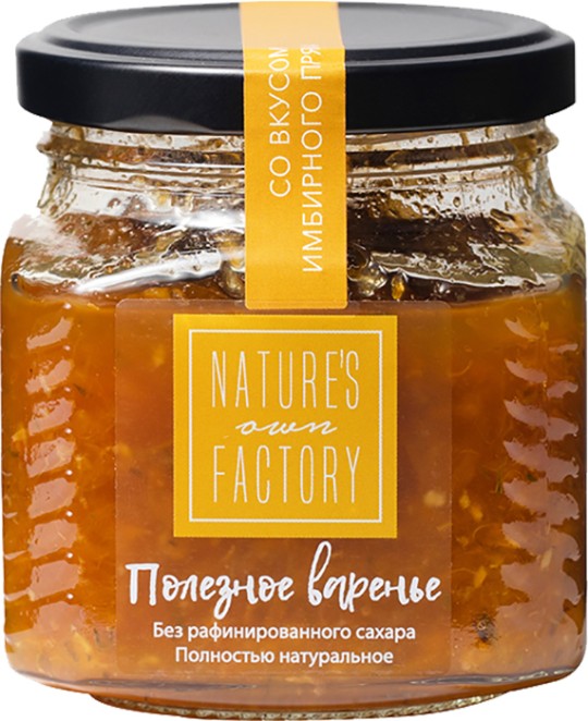 Варенье Nature's own Factory со вкусом имбирного пряника без сахара 250 г