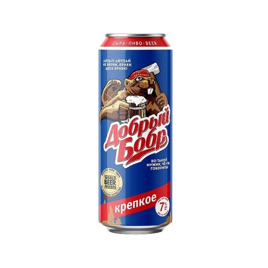 0,43Л ПИВО ДОБРЫЙ БОБР Ж/Б