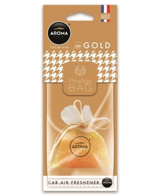 Ароматизатор для авто  AROMA CAR PRESTIGE BAG GOLD 