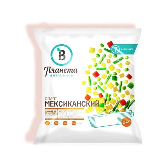 Планета витаминов 400г мексиканский салат 