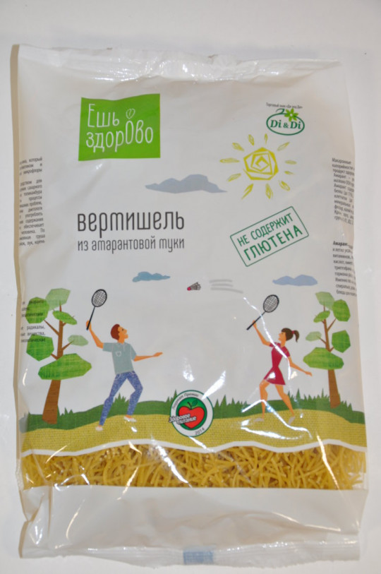 Вермишель Ешь Здорово из амарантовой муки Без глютена 250г