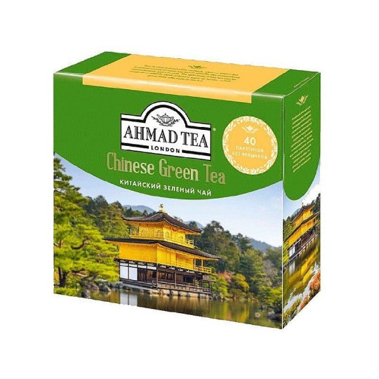 AHMAD TEA| чай зеленый китайский классический 40 пакетиков