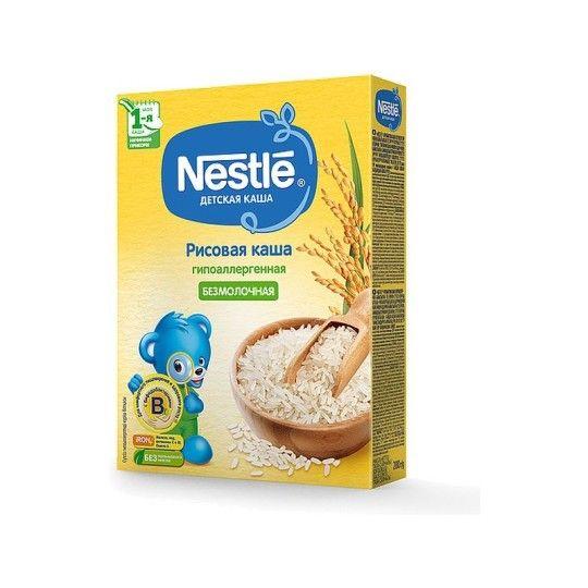 Каша Nestle Безмолочная Рисовая гипоаллергенная 200гр