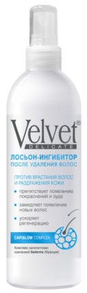 Лосьон-ингибитор Velvet после удаления волос против врастания и раздражения кожи 200 мл