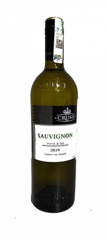 Cruse Sauvignon белое сухое 2018 вино 0.75 л (Франция)