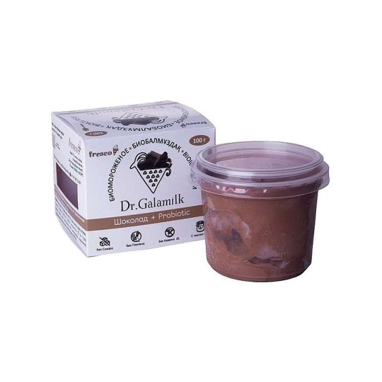 БИОМОРОЖЕНОЕ DR. GALAMILK PROBIOTIC ШОКОЛАД 100Г КАРТ/УП