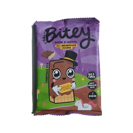 ВАФЛИ BITEY ГЛАЗИРОВАННЫЕ СЛИВКИ 35Г