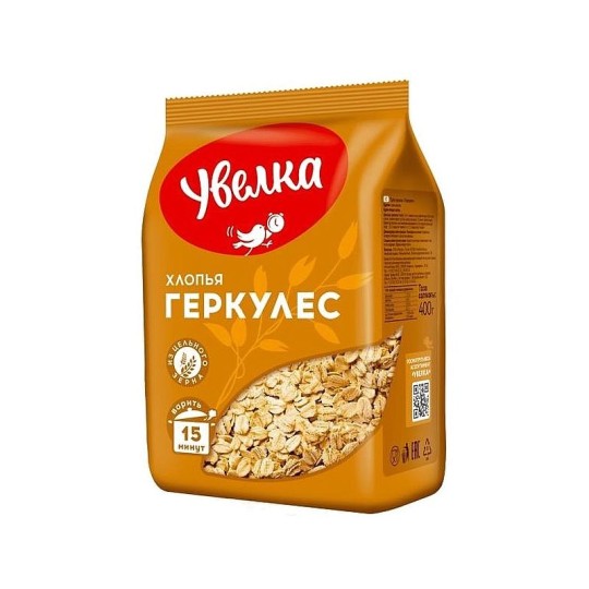 УВЕЛКА |Хлопья овсяные «Геркулес» 400ГР