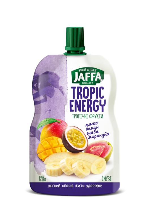 0,120 DP Фруктовый десерт; Смузи из перетертых манго, бананов, гуавы с маракуйей; Jaffa