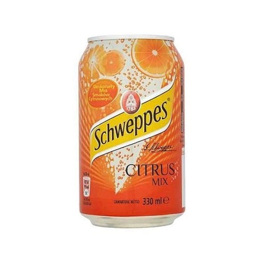 SCHWEPPES CITRUS MIX НАПИТОК 0,33Л Ж/Б