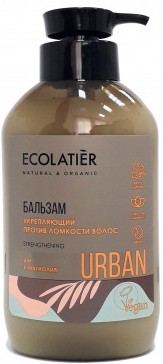 Бальзам Ecolatier укрепляющий против ломкости волос ши и магнолия 400 мл