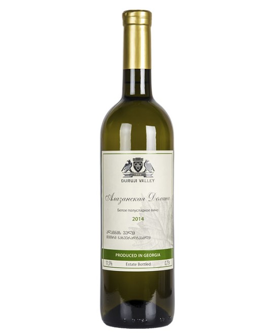 Вино DURUJI VALLEY Алазанская долина белое п/сладкое 0,75 л.