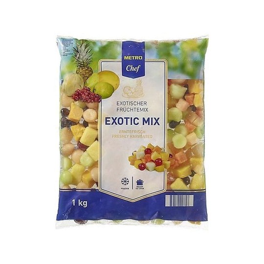 Микс Metro Chef экзотические фрукты замороженные, 1 кг.