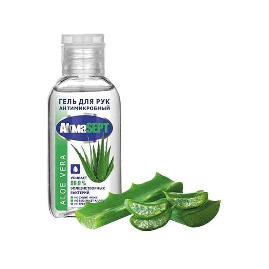 Akmasept Aloe Vera гель для рук антимикробный 50мл
