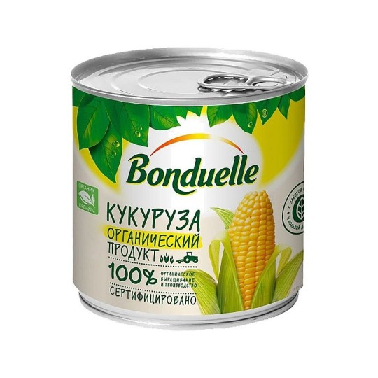 КУКУРУЗА В ЗЕРНАХ БОНДЮЭЛЬ ОРГАНИЧЕСКИЙ ПРОДУКТ 425 МЛ
