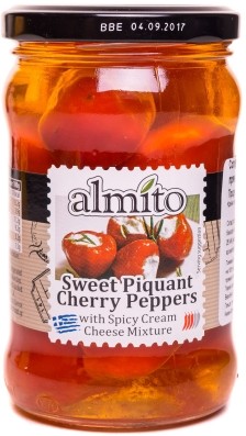 Перец-черри Almito фаршированный крем-сыром 320 мл